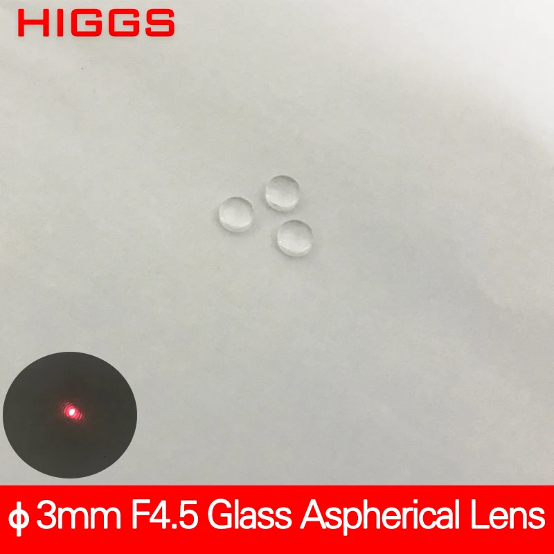 Диаметр 3 мм длина фокуса 4 5 стекло малого размера асферическая Лазерная