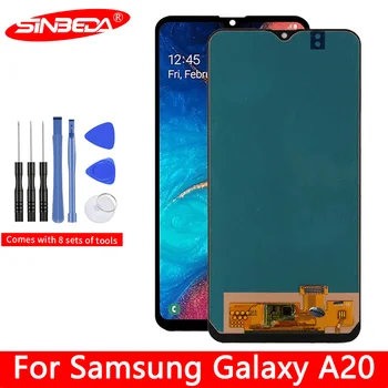 Sinbeda 6.4'' LCD For Samsung Galaxy A20 A205 SM-A205F LCD Display lcd Screen display lcd A20 screen Digitizer Assembly
Sinbeda 6.4'' LCD For Samsung Galaxy A20 A205 SM-A205F LCD Display lcd Screen display lcd A20 screen Digitizer Assembly
