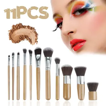 Natural Bamboo Professional Makeup Brushes Set Powder Foundation Eyeshadow Blending Brush Cosmetic Make up Tool 11pcs/8pcs
Natural Bamboo Professional Makeup Brushes Set Powder Foundation Eyeshadow Blending Brush Cosmetic Make up Tool 11pcs/8pcs