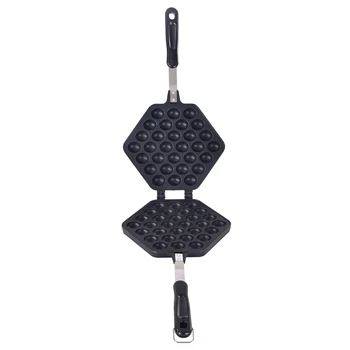 1pc Egg Waffle Cake Mold with 30 Holes Double Side Octopus Balls Maker Hong Kong Style Bakeware Baking Tools for Cooking Use
1pc Egg Waffle Cake Mold with 30 Holes Double Side Octopus Balls Maker Hong Kong Style Bakeware Baking Tools for Cooking Use