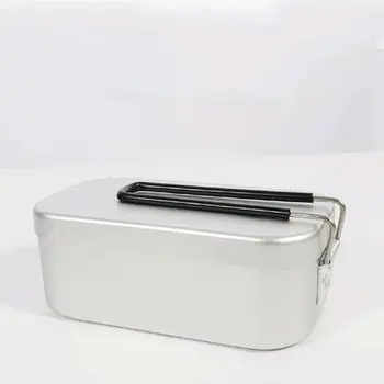 Lunch Box Aluminum Adult Square Shape Outdoor Camping Cooking Artifact Food Storage Container Portable Bento Box
Lunch Box Aluminum Adult Square Shape Outdoor Camping Cooking Artifact Food Storage Container Portable Bento Box