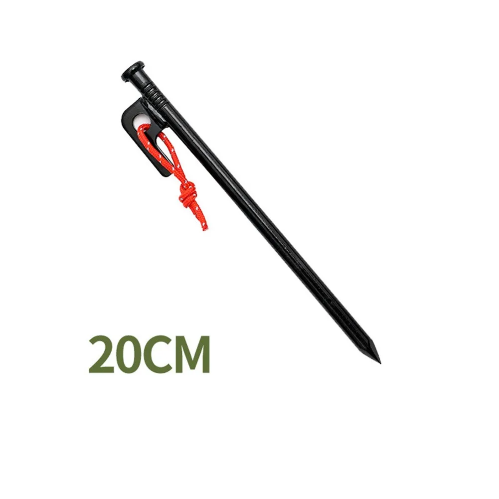 20/25/30/40cm Metal Tent Beach Canopy Camping Stakes Peg With Rope Ground Nail For Camping Outdoors Parts Accessories
20/25/30/40cm Metal Tent Beach Canopy Camping Stakes Peg With Rope Ground Nail For Camping Outdoors Parts Accessories