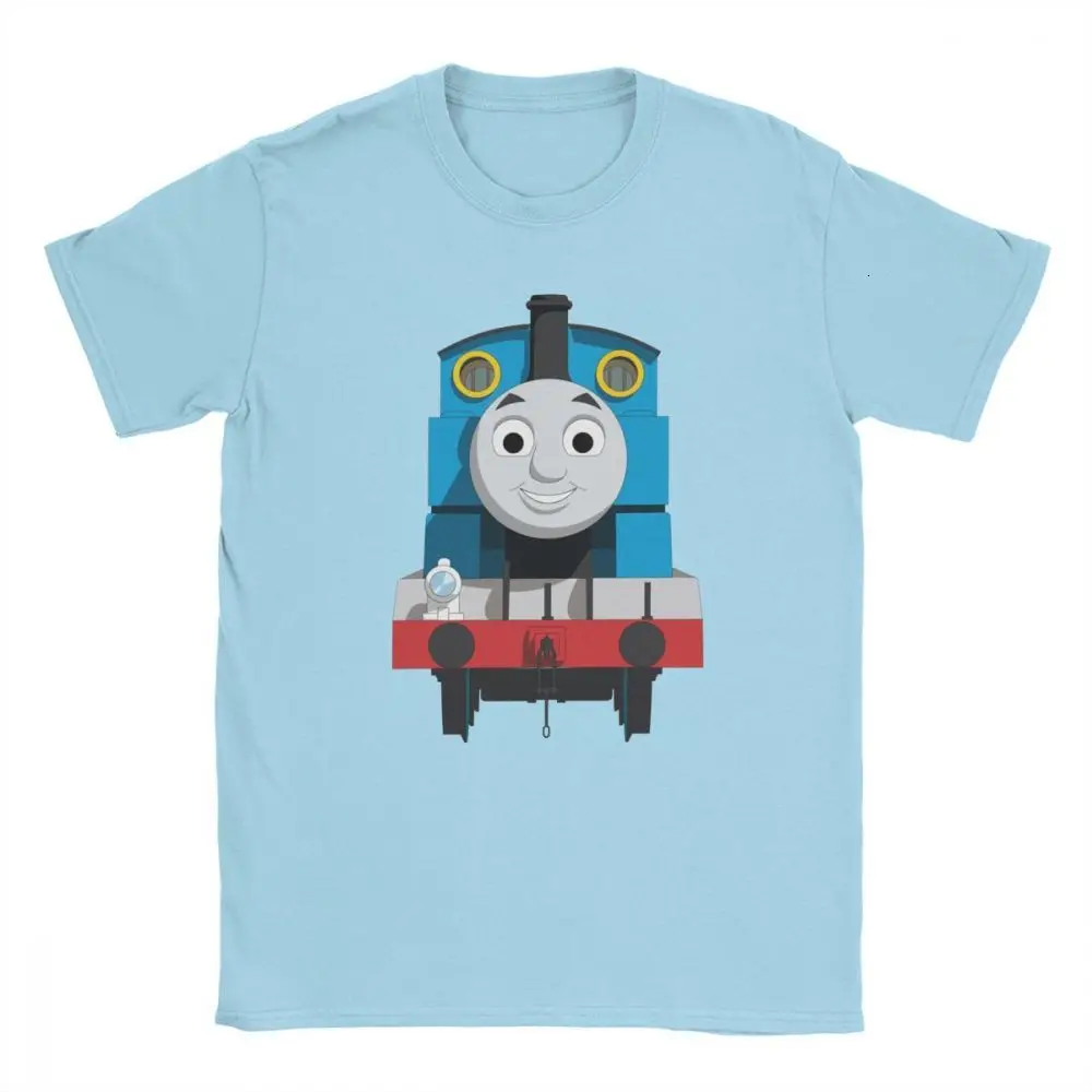 

Tyburn Men He's A Really Useful Engine T Shirt Thomas And His Friends 100% Cotton Tops Novelty Short Sleeve Tee Shirt 6XL