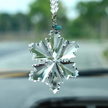 Snowflake Crystal Car Pendant In Car Hanging Ornaments Rearview Mirror Pendants Auto Decor Car Accessories For Women Girls Gifts
Snowflake Crystal Car Pendant In Car Hanging Ornaments Rearview Mirror Pendants Auto Decor Car Accessories For Women Girls Gifts