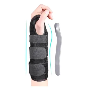 Black Wrist Steel Plate Support Brace Splint Sprains Arthritis Bracer Belt Hand Carpal Tunnel Protective Splint Sleeve Bandage 
Black Wrist Steel Plate Support Brace Splint Sprains Arthritis Bracer Belt Hand Carpal Tunnel Protective Splint Sleeve Bandage