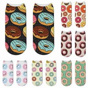 New Fashion DIY Women Socks Creative Design Chocolate Donut Funny Cotton Harajuku Unisex Crew Socks Girl Gift носки с принтами
New Fashion DIY Women Socks Creative Design Chocolate Donut Funny Cotton Harajuku Unisex Crew Socks Girl Gift носки с принтами