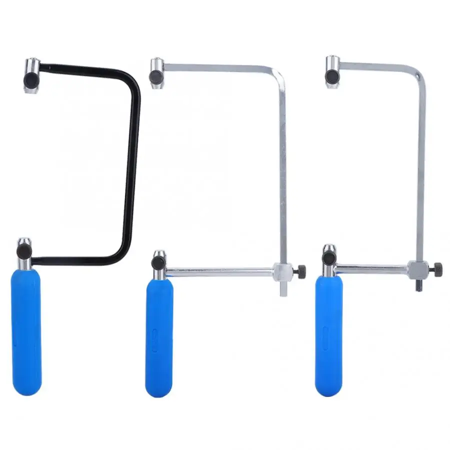 Metal U-Shaped Saw Bow with Blue Handle for Cutting Adjustable DIY Woodworking Model Saw Jewelry Tools
Metal U-Shaped Saw Bow with Blue Handle for Cutting Adjustable DIY Woodworking Model Saw Jewelry Tools