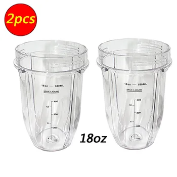 2PCS Portable 18 oz Ounce Cup Spare Replacement Parts Accessories for Nutri Ninja Auto-iQ 900W 1000W and Duo Blenders Juicer
2PCS Portable 18 oz Ounce Cup Spare Replacement Parts Accessories for Nutri Ninja Auto-iQ 900W 1000W and Duo Blenders Juicer