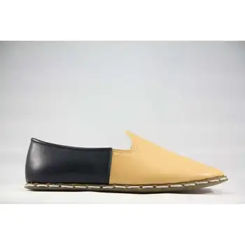 Sabah Mens Yellow/Black Handmade Traditional English Slip-On Leather--Womens Shoes 34 to 45 size EU Size
Sabah Mens Yellow/Black Handmade Traditional English Slip-On Leather--Womens Shoes 34 to 45 size EU Size