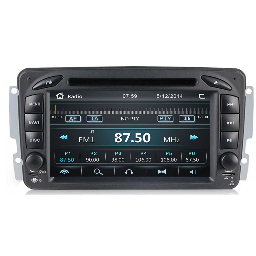 Car Multimedia player 2 Din GPS Autoradio For Mercedes/Benz/CLK/W209/W203/W208/W463/Vaneo/Viano/Vito FM maps DVR | Автомобили и