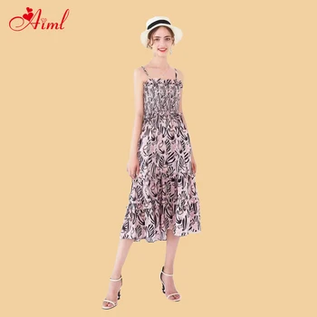 2020 Fashion Designer Women Dress Spring Summer Sling Backless Elastic Dress With Frills Print Party Elegant Vintage Dresses New
2020 Fashion Designer Women Dress Spring Summer Sling Backless Elastic Dress With Frills Print Party Elegant Vintage Dresses New