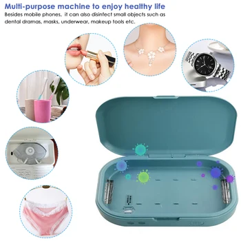 Portable UV Sanitizer Ultraviolet Light Mobile Phone Sterilizer Box For Home With Aromatherapy Function Jewelry Sterilizer
Portable UV Sanitizer Ultraviolet Light Mobile Phone Sterilizer Box For Home With Aromatherapy Function Jewelry Sterilizer