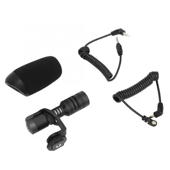KTV Mini Lightweight Pointing Condenser Microphone with TRS & TRRS Cable for Phone Camera Plug-and-Use Studio Microphone 2020
KTV Mini Lightweight Pointing Condenser Microphone with TRS & TRRS Cable for Phone Camera Plug-and-Use Studio Microphone 2020