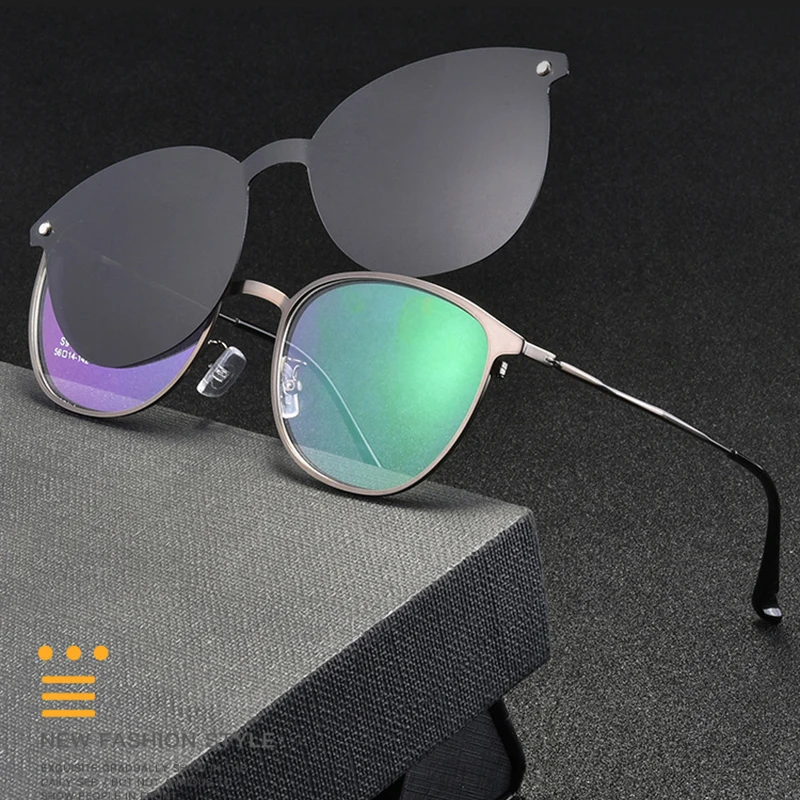 Oval Shape Full Rim Optical Glasses Frame with Polarized Clip-on Eyeglasses Frame Spectacles Metal Alloy Eyewear Prescription
Oval Shape Full Rim Optical Glasses Frame with Polarized Clip-on Eyeglasses Frame Spectacles Metal Alloy Eyewear Prescription