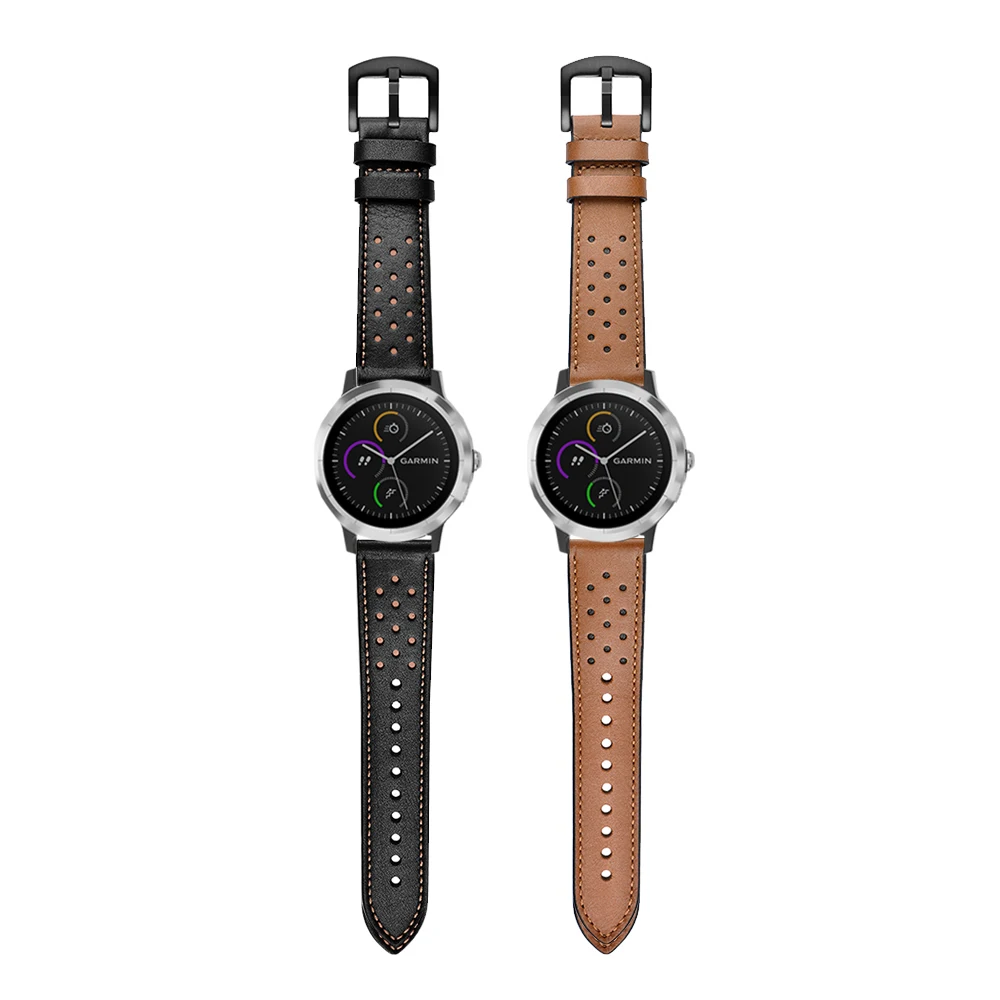 Business Leather Watch Band for Garmin