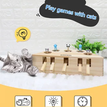 Gopher hamster toy solid wood cat toy leisure entertainment pet hamster machine interactive cat toy cat toys interactive
Gopher hamster toy solid wood cat toy leisure entertainment pet hamster machine interactive cat toy cat toys interactive