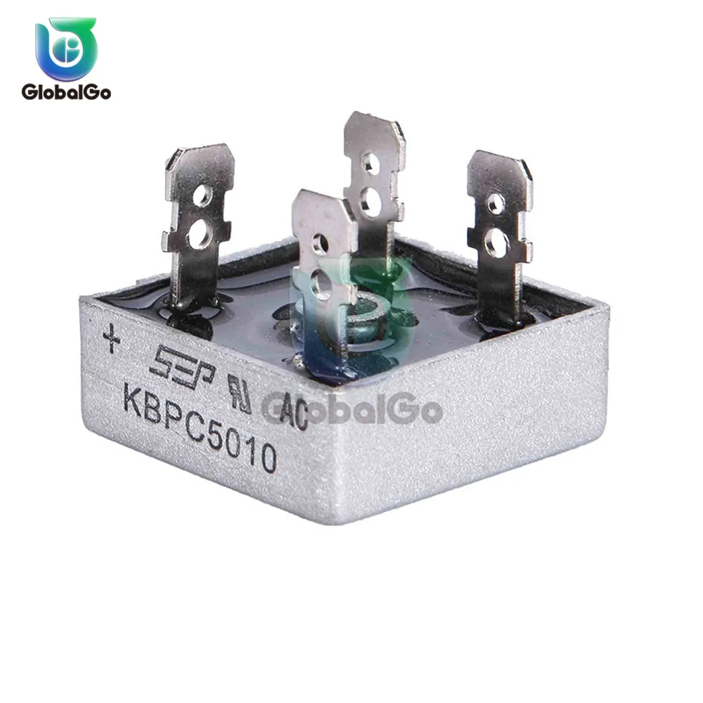 KBPC5010 50A 1000V Diode Bridge Rectifier kbpc5010 5010 Power Phases Bridge Rectifier Diodes 4Pin For Diy Tool Smart Car
KBPC5010 50A 1000V Diode Bridge Rectifier kbpc5010 5010 Power Phases Bridge Rectifier Diodes 4Pin For Diy Tool Smart Car