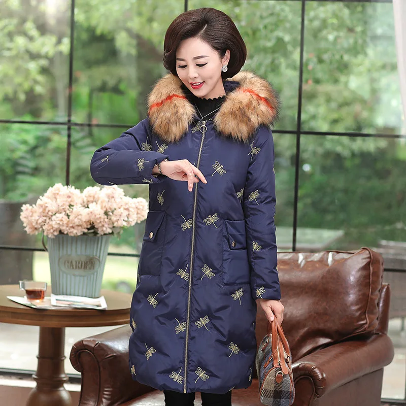 Middle-aged Women Dress Cotton-padded Clothes Mid-length 2018 New Style Elegant Fashion Middle-aged Cotton-padded Jacket Women's
Middle-aged Women Dress Cotton-padded Clothes Mid-length 2018 New Style Elegant Fashion Middle-aged Cotton-padded Jacket Women's