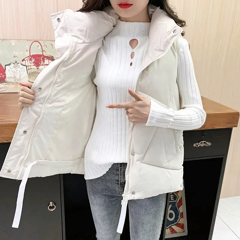 Women's down cotton vest loose fashion waistcoat help you coat thickening casual vest autumn and winter jacket tops
Women's down cotton vest loose fashion waistcoat help you coat thickening casual vest autumn and winter jacket tops
