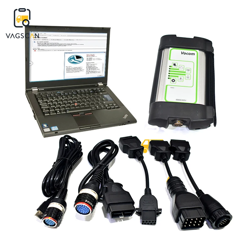 T420 laptop Vocom 88890300 TECH TOOL PTT 2.7 for Volvo FM FH series truck diagnostic scanner
T420 laptop Vocom 88890300 TECH TOOL PTT 2.7 for Volvo FM FH series truck diagnostic scanner