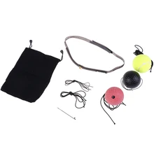 Боксерский рефлекторный скоростной мяч, боксер, поднимающий реакцию, Тренировочный Набор для рук и глаз, тайские упражнения для снятия стре...(China)