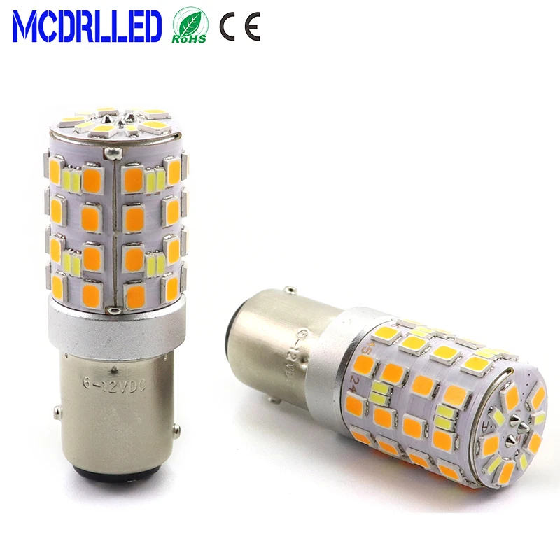Mcdrlled 2PCS Dual Color P21/5W 1157 BAY15D Car Led Light Boat Semaphore Signal Lamp Led Bulbs 6-12V White Yellow
Mcdrlled 2PCS Dual Color P21/5W 1157 BAY15D Car Led Light Boat Semaphore Signal Lamp Led Bulbs 6-12V White Yellow