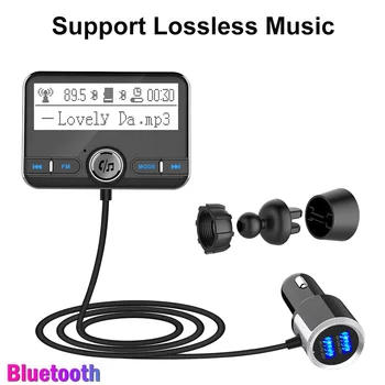 Konrisa Aux Bluetooth FM Transmitter Lossless Audio Stereo Music Player Handsfree Car Kit Dual USB Charger Port Support TF Card
Konrisa Aux Bluetooth FM Transmitter Lossless Audio Stereo Music Player Handsfree Car Kit Dual USB Charger Port Support TF Card