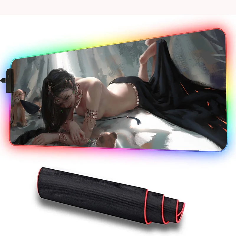Anime Princess Large LED RGB Gaming Illumination Mouse Pad 2M Elbow USB Data Cable Mousepad Gamer Computer Keyboard Pad Mat
Anime Princess Large LED RGB Gaming Illumination Mouse Pad 2M Elbow USB Data Cable Mousepad Gamer Computer Keyboard Pad Mat
