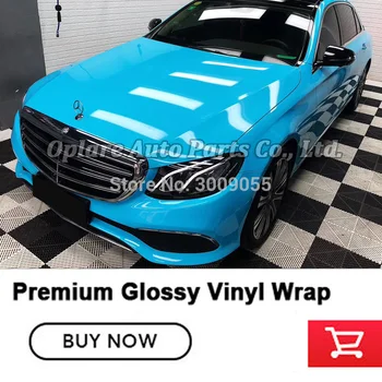 High Quality light sky Blue Gloss Vinyl Wrap With High Glossy Vehicle Wrapping With Bubble Free 5m/10m/18m 
High Quality light sky Blue Gloss Vinyl Wrap With High Glossy Vehicle Wrapping With Bubble Free 5m/10m/18m