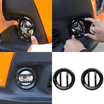For Jeep Renegade 2019 2020 Front Fog Light Ring Foggy Lamp Decoration Cover Sticker ABS Black/Carbon fiber Car Accessories
For Jeep Renegade 2019 2020 Front Fog Light Ring Foggy Lamp Decoration Cover Sticker ABS Black/Carbon fiber Car Accessories