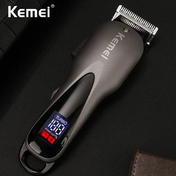 Kemei electric hair trimmer LCD professional hair clipper powerful hair shaving machine 2 speeds hair cutting KM1929
Kemei electric hair trimmer LCD professional hair clipper powerful hair shaving machine 2 speeds hair cutting KM1929