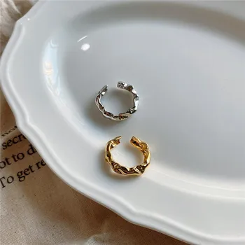 POFUNUO Real 925 Sterling Silver Irregular Ring Minimalist Female Wide Rings For Women Fashionable Wedding/Engagement Jewelry 
POFUNUO Real 925 Sterling Silver Irregular Ring Minimalist Female Wide Rings For Women Fashionable Wedding/Engagement Jewelry