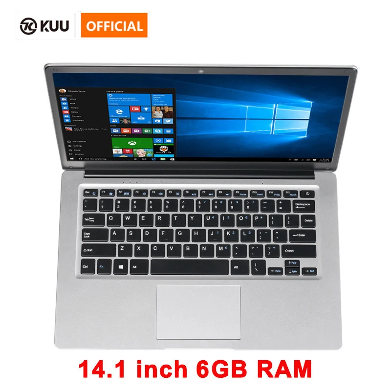 

Student Laptop 14.1 Inch 6GB RAM 128GB SSD Netbook Cheaper Notebook with BT Webcam for Internet Class Computer PC portable