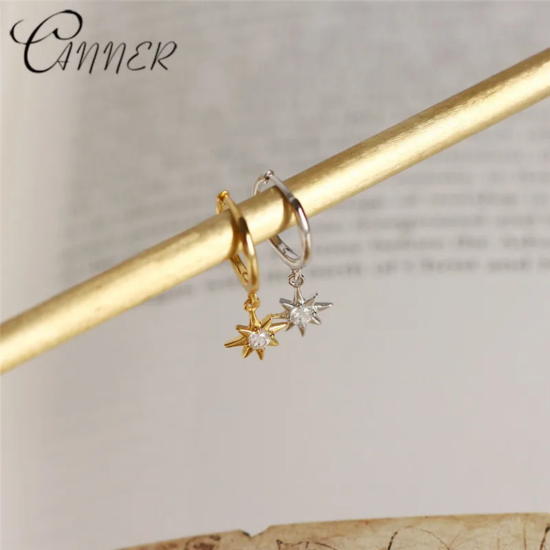 CANNER Delicate 100% 925 Sterling Silver Earrings for Women Jewelry Mini Zircon Star Pendant Small Stud Earrings Korean Earings
CANNER Delicate 100% 925 Sterling Silver Earrings for Women Jewelry Mini Zircon Star Pendant Small Stud Earrings Korean Earings