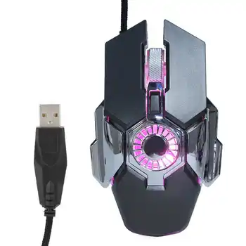 Computer Mouse RGB Gaming 6 Buttons Wired Gamer Mice for Laptop Desktop PC with Fan RGB Wired Gaming Mouse
Computer Mouse RGB Gaming 6 Buttons Wired Gamer Mice for Laptop Desktop PC with Fan RGB Wired Gaming Mouse
