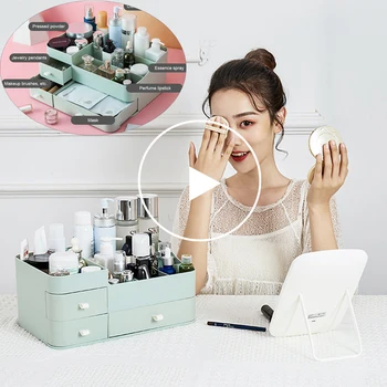 Cosmetic Storage Box Large Capacity Drawer Type Cosmetic Storage Box Jewelry Necklace Storage Box Dresser Finishing Box
Cosmetic Storage Box Large Capacity Drawer Type Cosmetic Storage Box Jewelry Necklace Storage Box Dresser Finishing Box