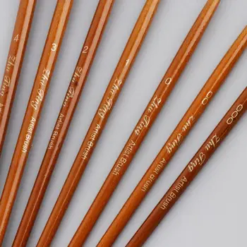 7pcs/set Professional Detail Paint Brush Fine Pointed Tip Miniature Brushes For Acrylic Watercolor Oil Drawing Kits
7pcs/set Professional Detail Paint Brush Fine Pointed Tip Miniature Brushes For Acrylic Watercolor Oil Drawing Kits