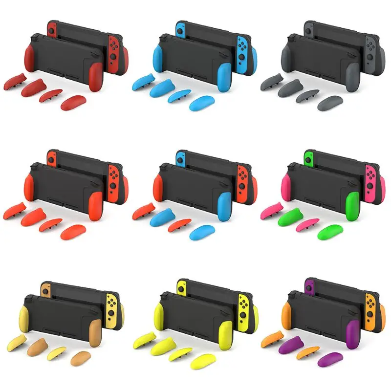 1Set Storage Protective Case with 6 Replaceable Grip Covers for NS Switch Game Console
1Set Storage Protective Case with 6 Replaceable Grip Covers for NS Switch Game Console