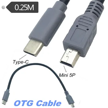 USB 3.1 Host OTG Type C Male to mini USB Type B Male Adapter Cable For Mobile Hard HUB Camera for Macbook & Google Chromebook
USB 3.1 Host OTG Type C Male to mini USB Type B Male Adapter Cable For Mobile Hard HUB Camera for Macbook & Google Chromebook