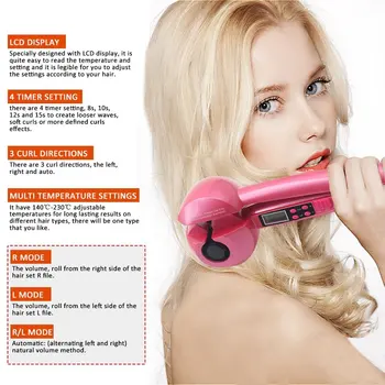 Professional Automatic Hair Curling Iron LCD Temperature Adjustment Hair Curler Irons Beauty Salon Styling Tools Hair Rollers
Professional Automatic Hair Curling Iron LCD Temperature Adjustment Hair Curler Irons Beauty Salon Styling Tools Hair Rollers
