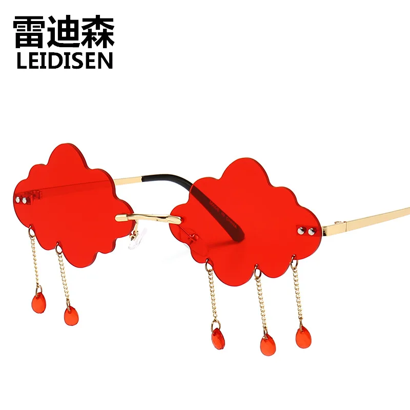 LEIDISEN Fashion Rimless Sunglasses Women 2020 Luxury Brand Designer Cloud Tassel Steampunk Sun Glasses Unique óculos
LEIDISEN Fashion Rimless Sunglasses Women 2020 Luxury Brand Designer Cloud Tassel Steampunk Sun Glasses Unique óculos