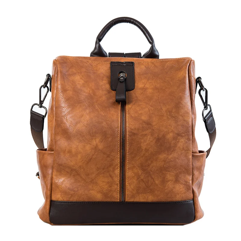 2019 New Vintage Anti Theft Women Backpack Leather Multifunction Backpack Female Shoulder Bag Big Bagpack Travel Back Pack
2019 New Vintage Anti Theft Women Backpack Leather Multifunction Backpack Female Shoulder Bag Big Bagpack Travel Back Pack