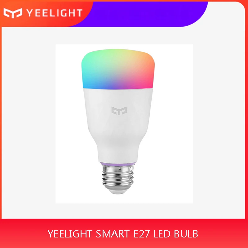 

XIAO Mi Yeelight Smart LED Bulb Colorful 800 Lumens 10W E27 /E26 Lemon Smart Lamp For Mi Home App White/RGB Option