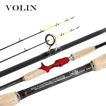 VOLIN 2020 NEW 1.8m 2.1m 2.4m 2.7m 3.0m M XH Carbon Casting Fishing Rod 3/4 Sections Travel Spinning Lure Rod 30-60g 100-200g
VOLIN 2020 NEW 1.8m 2.1m 2.4m 2.7m 3.0m M XH Carbon Casting Fishing Rod 3/4 Sections Travel Spinning Lure Rod 30-60g 100-200g