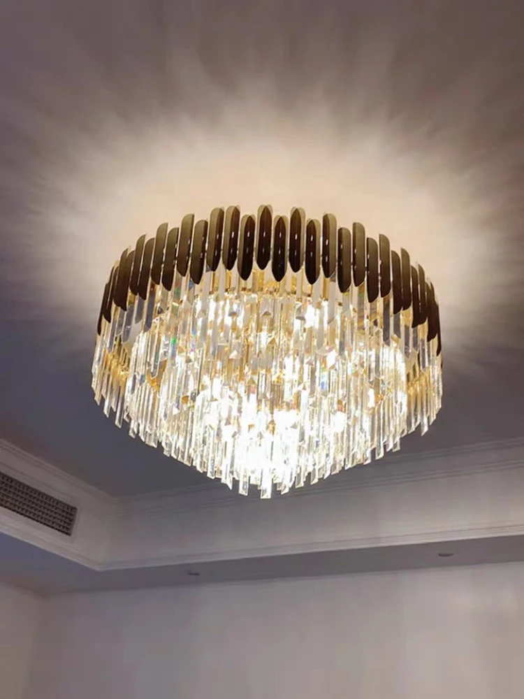 LED modern Round Golden K9Crystal Chandelier Lighting Lustre Suspension Luminaire pentent Lampen For Dinning or living Room
LED modern Round Golden K9Crystal Chandelier Lighting Lustre Suspension Luminaire pentent Lampen For Dinning or living Room