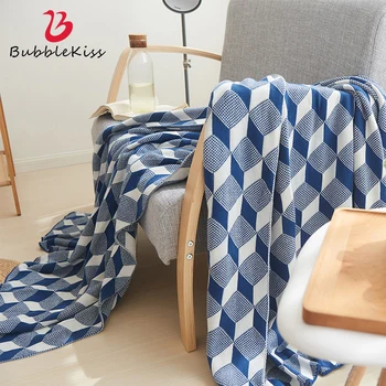 Bubble Kiss 2020 New Cotton Knitted Space-Time Blanket Geometric Patterns Blankets For Beds Home Accessories Sofa Throw Blanket
Bubble Kiss 2020 New Cotton Knitted Space-Time Blanket Geometric Patterns Blankets For Beds Home Accessories Sofa Throw Blanket