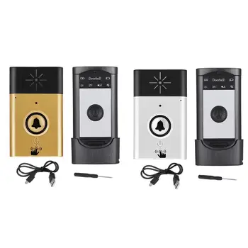 Wireless Voice Intercom Smart Doorbell Two-way Talk Home Security Doorbell Intercom System 200m Remote Control Door Interphone
Wireless Voice Intercom Smart Doorbell Two-way Talk Home Security Doorbell Intercom System 200m Remote Control Door Interphone