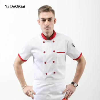 New Workbench dessert casual New Breathable shirt Chef jackets Chef uniform housewife Hotel Waiter machining canteen Bakers
New Workbench dessert casual New Breathable shirt Chef jackets Chef uniform housewife Hotel Waiter machining canteen Bakers