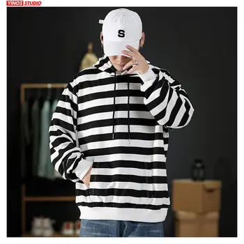 Dropshipping Men Streetwear Striped Hoodies Tops 2020 Autumn Casual Sport Male Pullover Mens Hooded Cotton Sweatshirt
Dropshipping Men Streetwear Striped Hoodies Tops 2020 Autumn Casual Sport Male Pullover Mens Hooded Cotton Sweatshirt