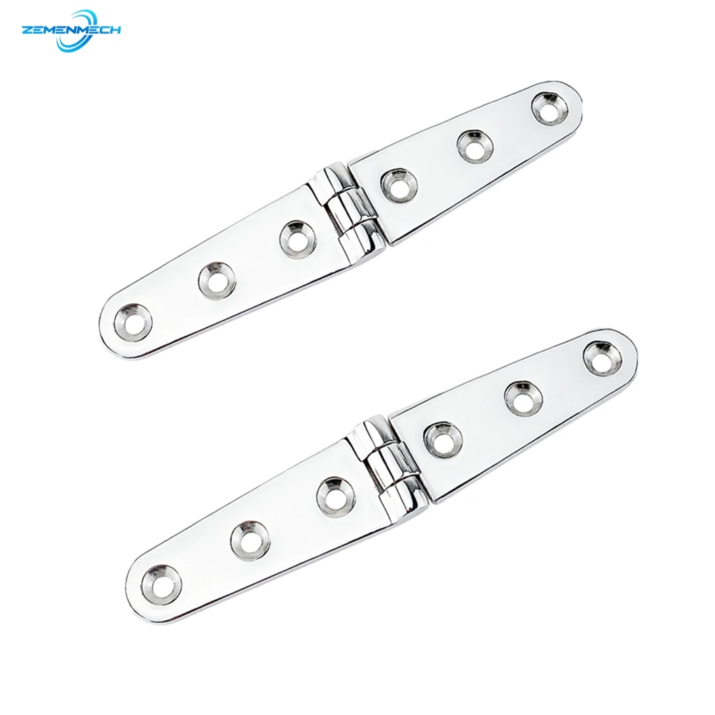 

2PCS 28*153mm Boat Cupboard Cabinet Door Butt Hinge Furniture Fitting Cabin Deck Hinges Drawer Hinge 316 Stainless Steel Home